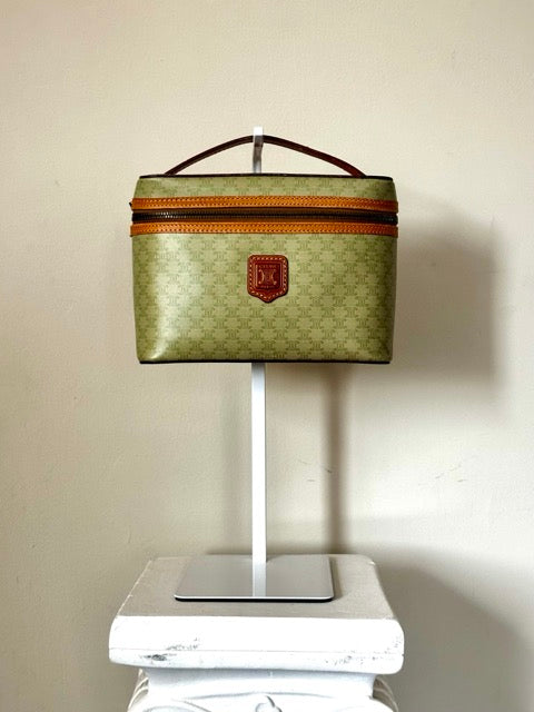Vintage Celine Macadam Vanity Handbag