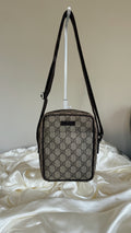 Vintage Gucci GG Supreme Canvas Crossbody Bag | Made in Italy